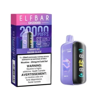 ELFBAR GH20K Disposable – Grape Ice
