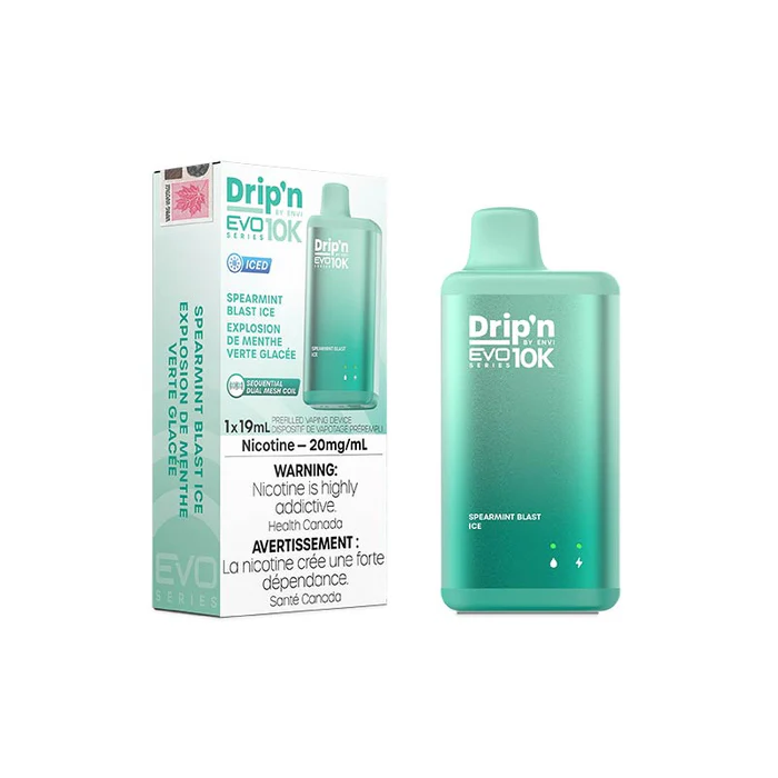 ENVI Drip'n EVO 10K Disposable - Spearmint Blast Ice