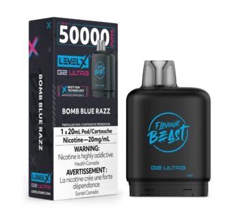 Level X G2 Ultra 50K Pod – Bomb Blue Razz