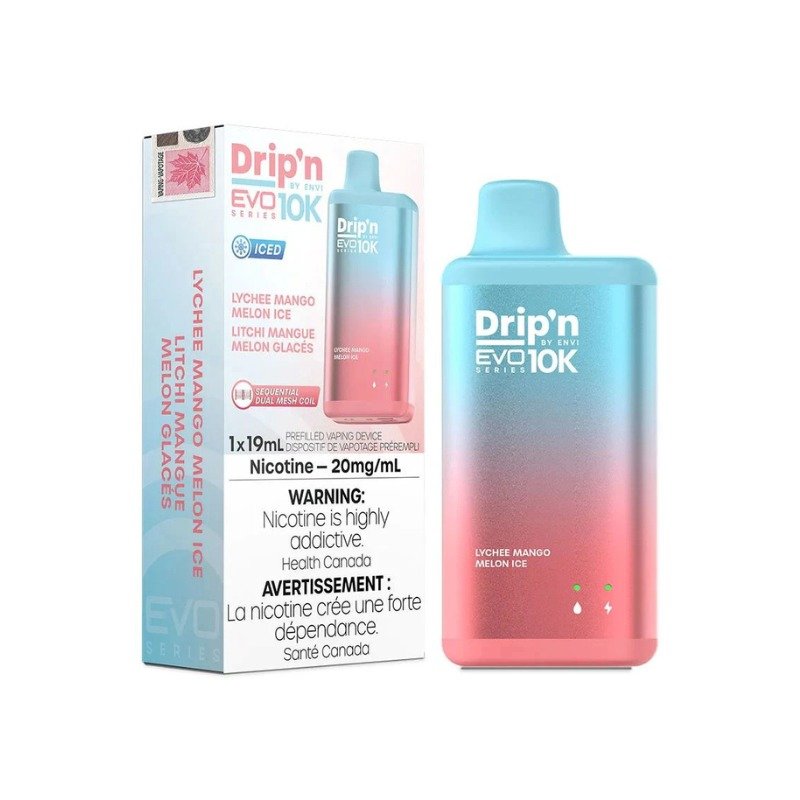 ENVI Drip'n EVO 10K Disposable - Lychee Mango Melon Ice