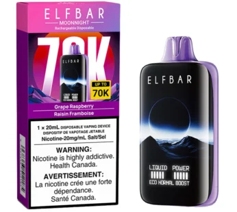 ELFBAR 70K Disposable – Grape Raspberry